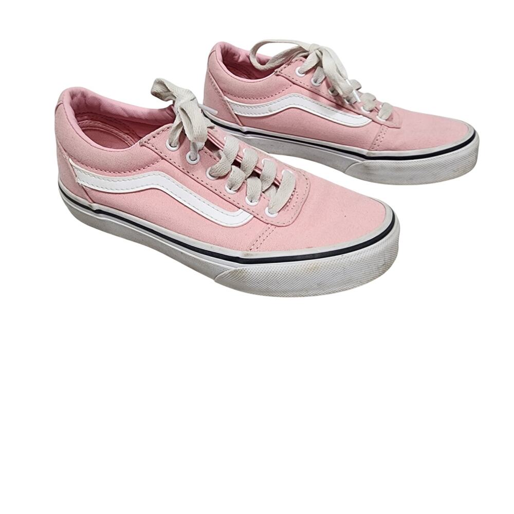 Kid's Pink Vans Old Skool Sneaker Shoes Size 2